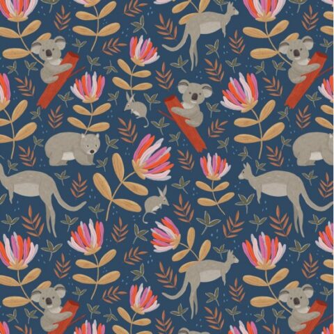 Flora Fauna Fabric Collection By Nutex Bellarine Sewing Centre